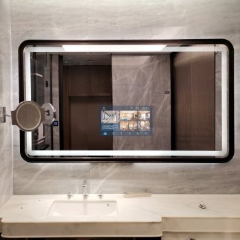 Exclusive Framed Rectangle Android Smart Mirror – 4K Resolution & Bluetooth 5.0