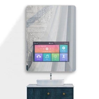 Smart Android TV LED Mirror with Remote Control – 14" | LightMirror.in