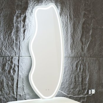 LED Abstract Shape Mirror Light - Modern Illuminated Bathroom Mirror