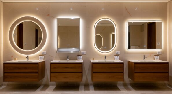 Designer LED Vanity Mirrors for Elegant Bathrooms