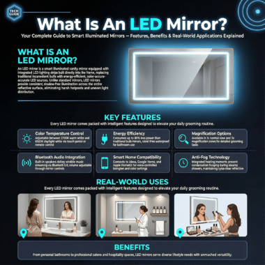 Key Ways LED Mirrors Help Reduce Your Carbon Footprint