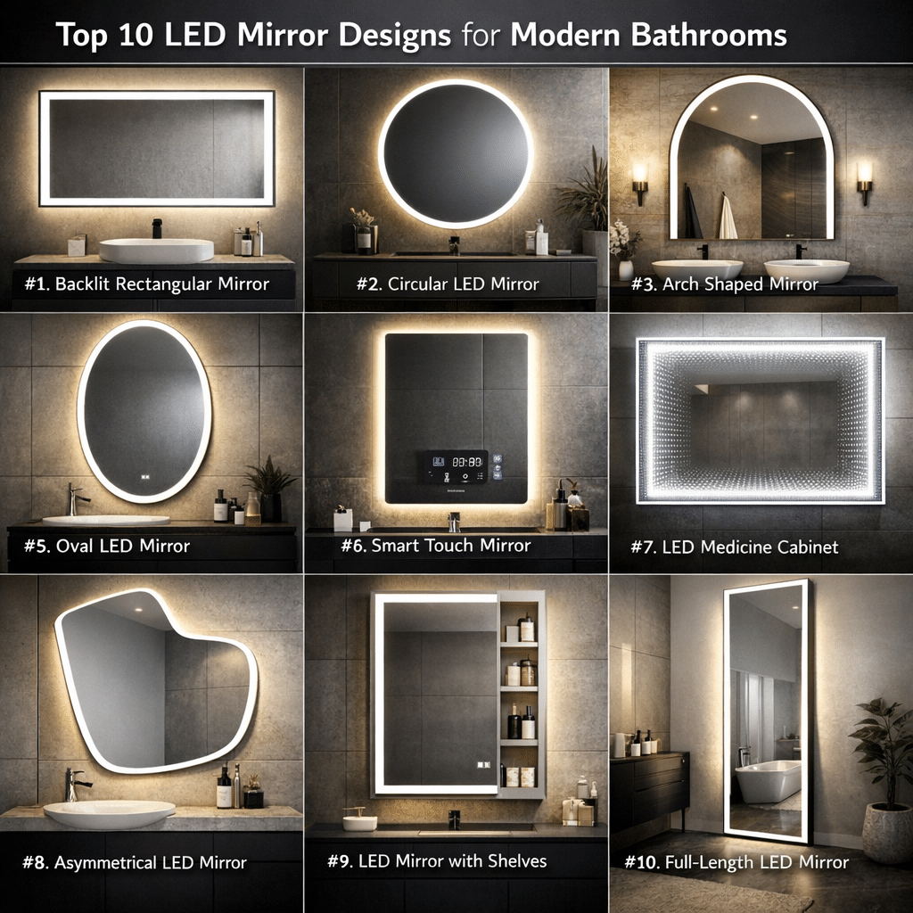 Best LED Vanity Mirror Designs for Contemporary Homes