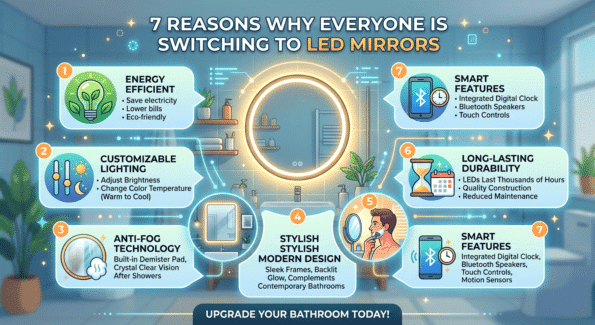 7 Reasons Why Everyone Is Switching to LED Mirrors