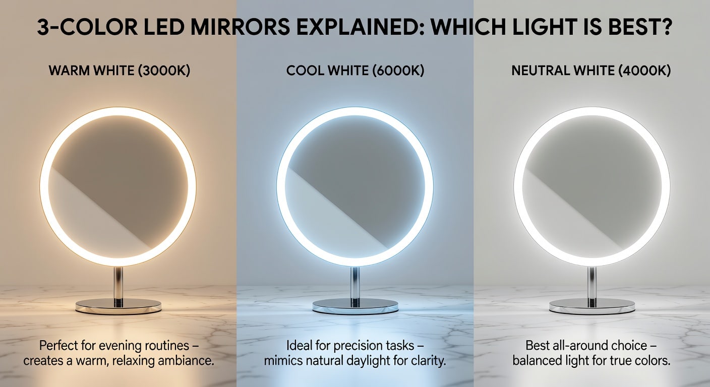 Which LED Mirror Light Is Best? Warm, Cool & Neutral Guide