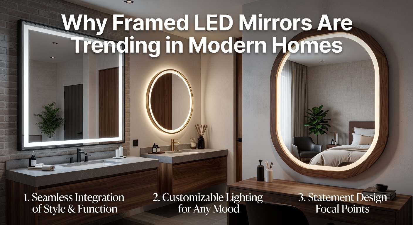 Top Reasons to Choose Framed LED Mirrors for Your Home