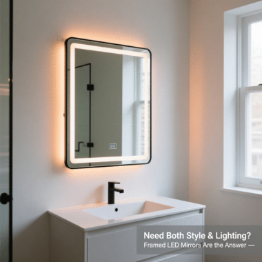 Adding a Touch of Luxury to Your Bathroom with a Wash Basin LED Mirror