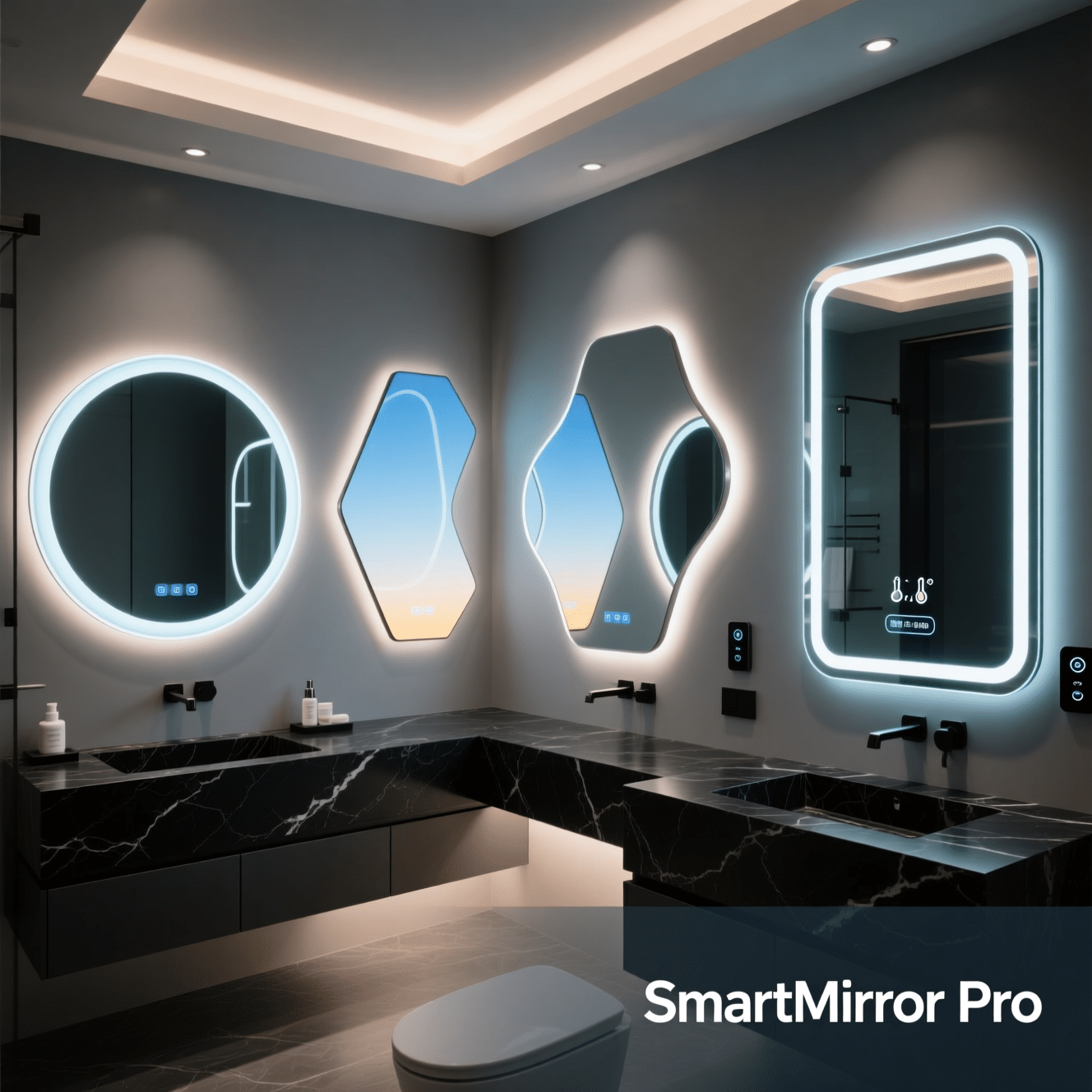 Smart LED Mirror Designs for Modern Bathrooms | Innovative Shapes & Premium Style