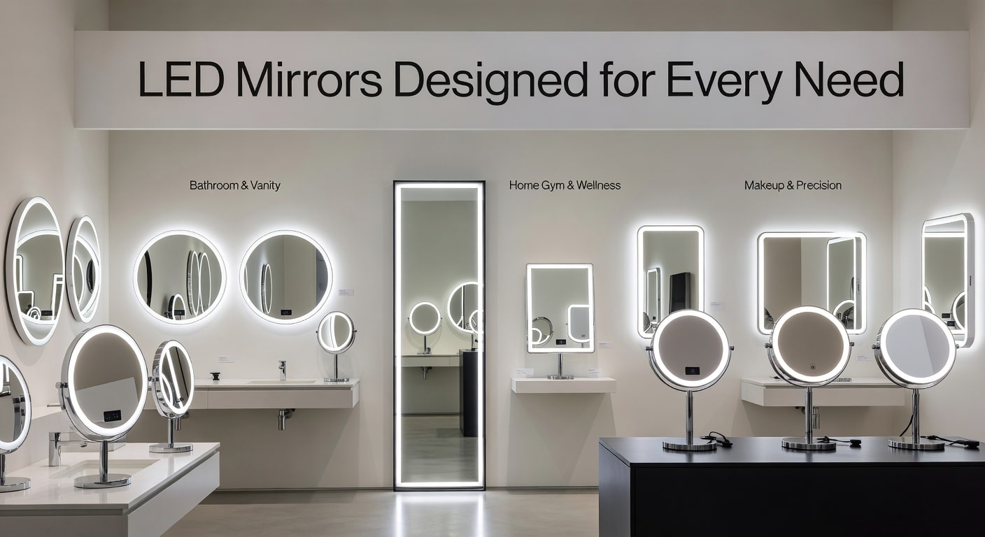 LED Mirrors Designed for Every Need | Bathroom, Vanity & Makeup Solutions