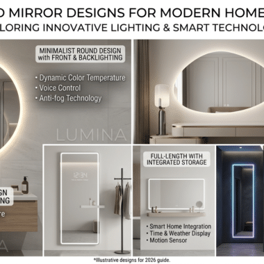 Creating a Glamorous Space: How LED Mirrors with Vanity Bulbs Elevate Your Vanity