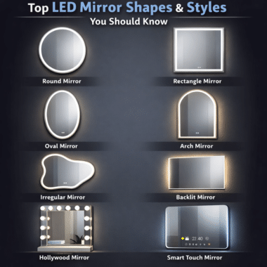 Creating a Glamorous Space: How LED Mirrors with Vanity Bulbs Elevate Your Vanity