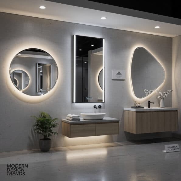 Modern LED Mirror Design Trends | Stylish Shapes for Contemporary Bathrooms