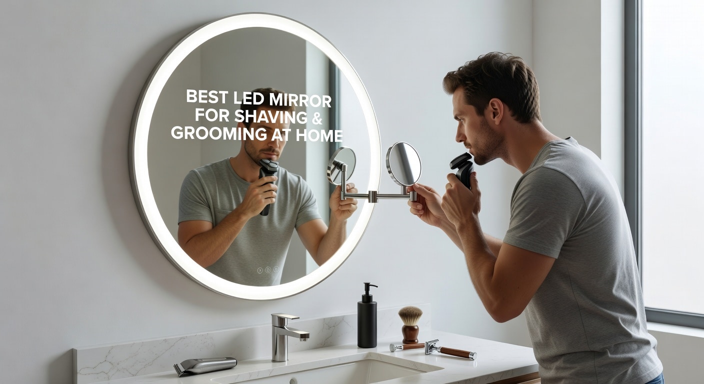 Perfect LED Mirror for Precision Shaving at Home