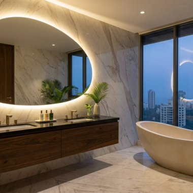 Premium Smart LED Bathroom Mirror with Bluetooth Speaker & Voice Control