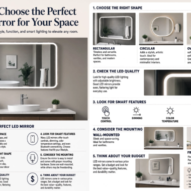 The Top LED Mirror with Defogger and Bluetooth Features You Need to Know